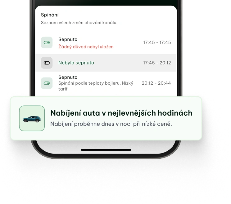 Spínání spotřebičů