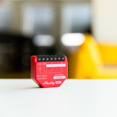 Shelly 1PM Gen3, spínací modul, WiFi