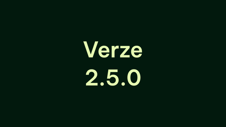 Verze 2.5.0