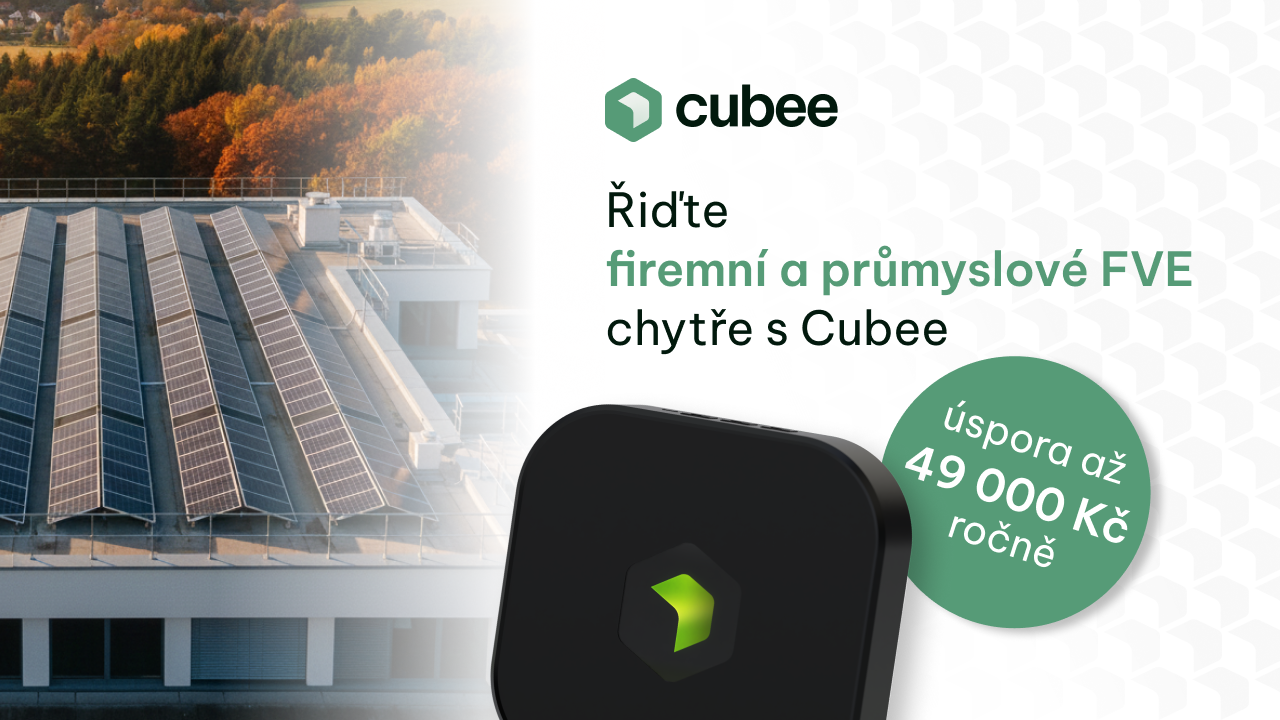 3. díl: Cubee na větších fotovoltaikách: 50kWp FVE s 93kWh baterií přinesla úsporu téměř 49 000 Kč za rok