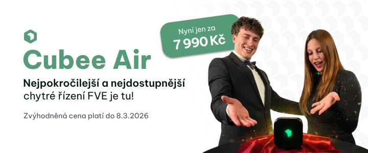 Cubee Air je tady. Chytré řízení fotovoltaiky za 7 990 Kč