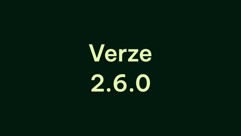 Verze 2.6.0