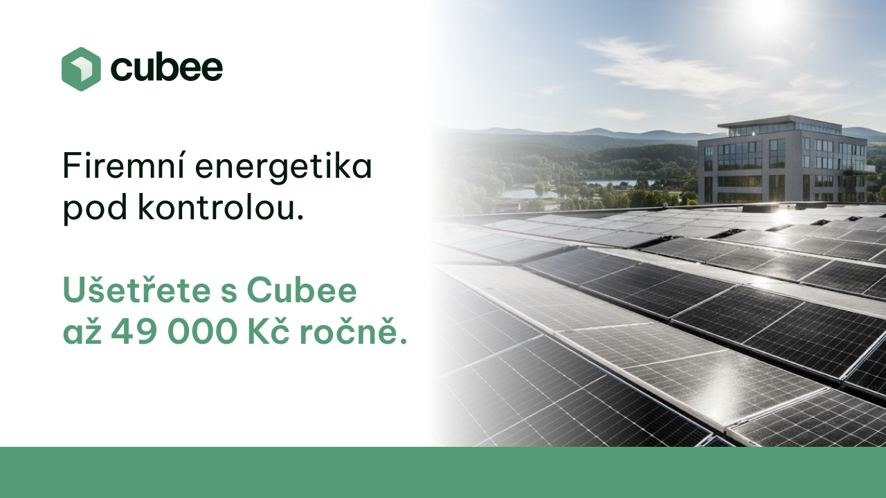 1. díl: Cubee na větších fotovoltaikách: 50kWp FVE s 93kWh baterií přinesla úsporu téměř 49 000 Kč za rok